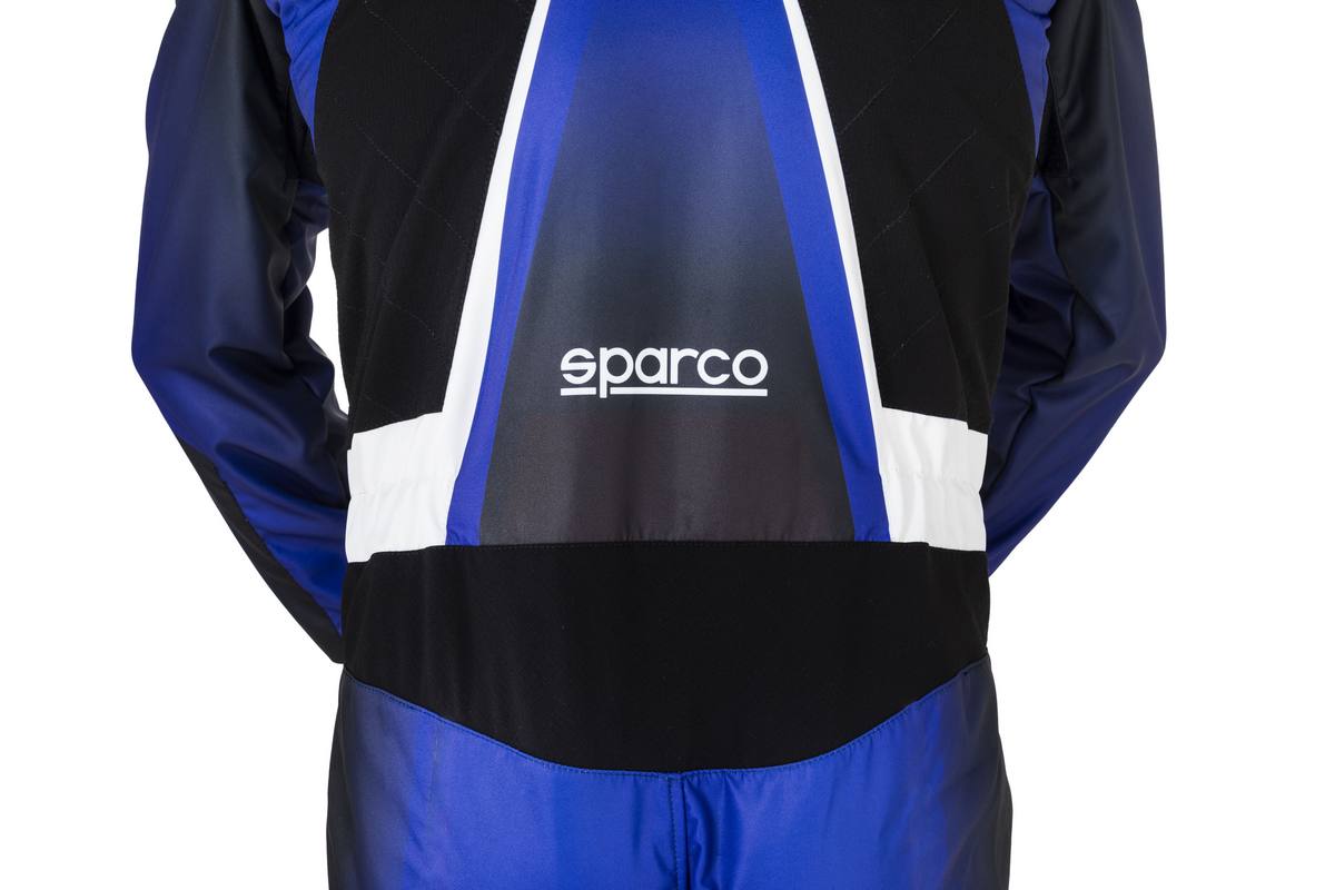 SPARCO 00231054EBNR Костюм для картингу PRIME K 8877-2022 Чорний/Блакитний 54 Photo-2 