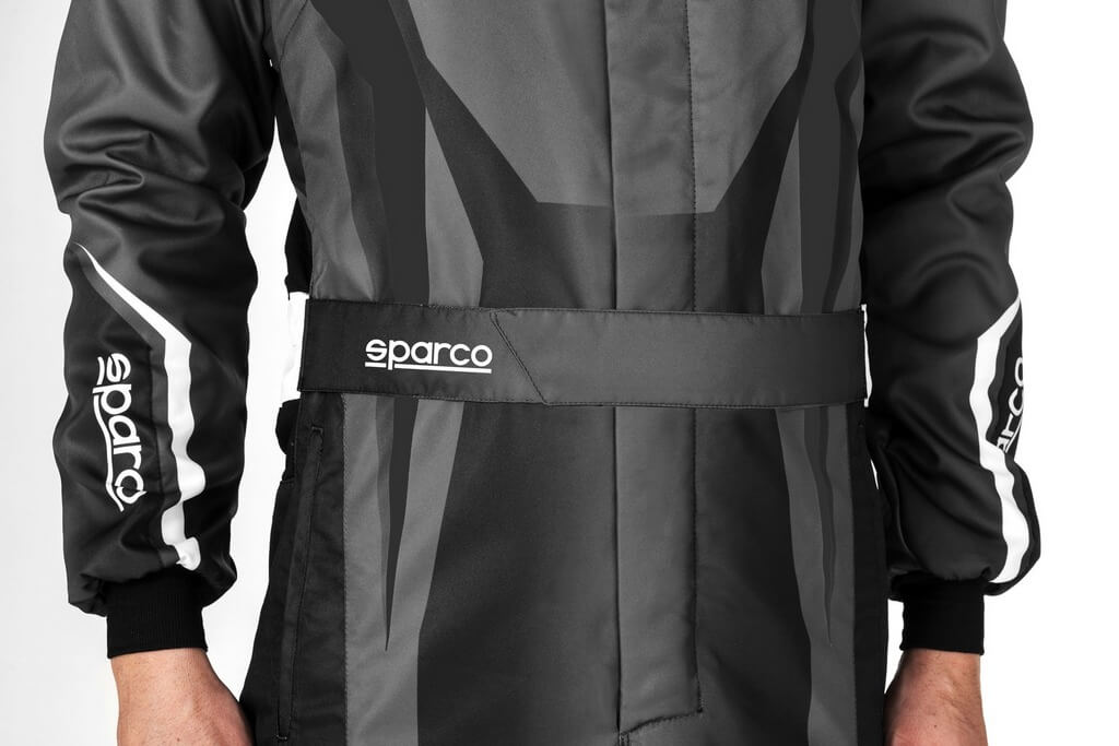 SPARCO 00231044NRGR Костюм для картингу PRIME K 8877-2022 Чорний/Сірий 44 Photo-2 