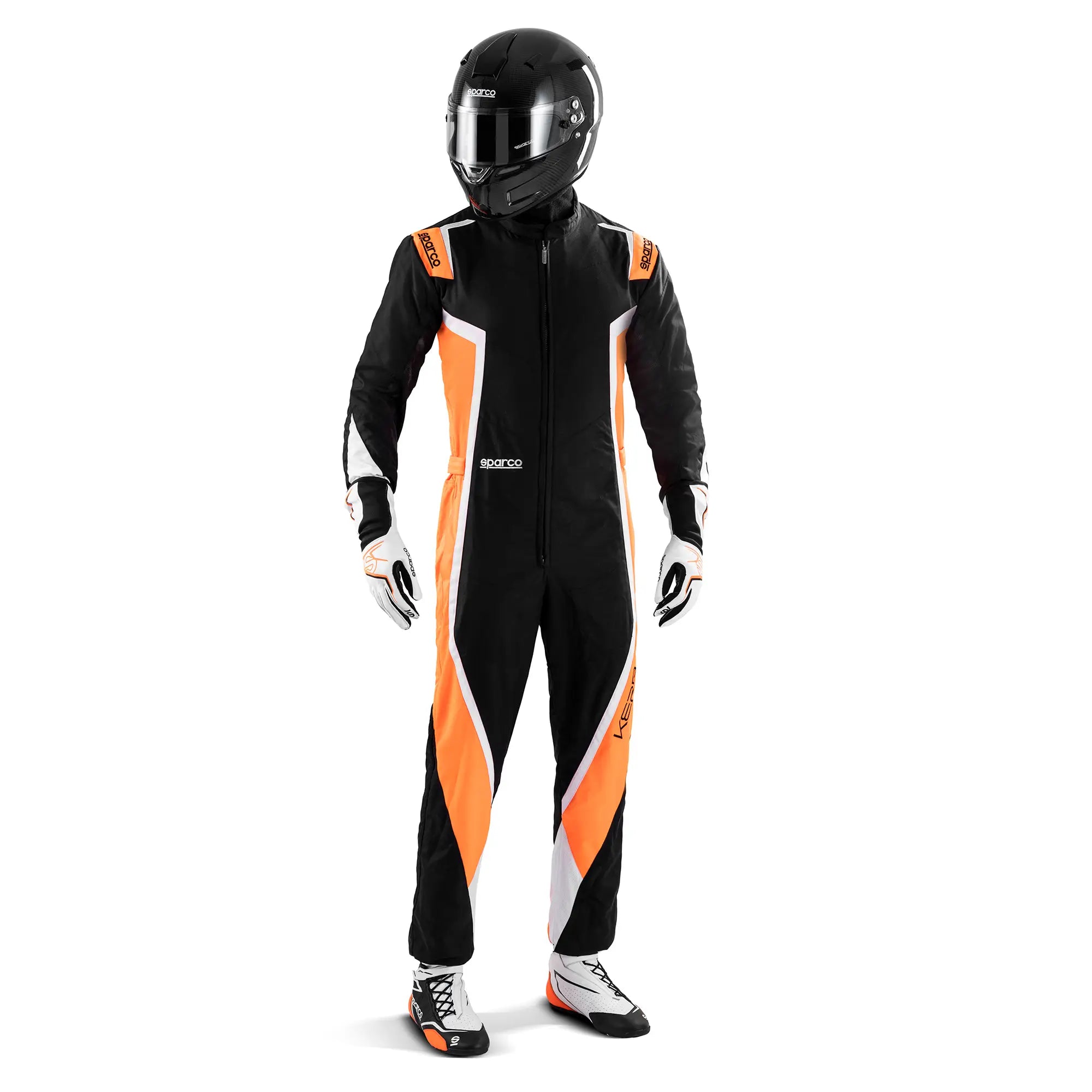SPARCO 002341NAFB5XXL Костюм для картингу K44 Kerb Чорний/Оранжевий флуо/Білий XXL Photo-1 
