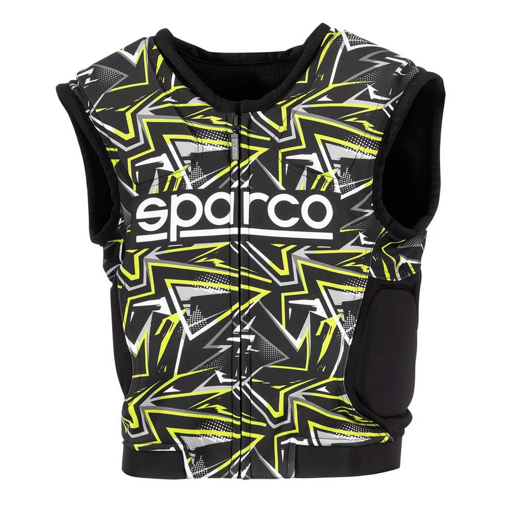 SPARCO 002402KNRGF5XXL Захист ребер SJ Pro K-3, Чорний/Жовтий, Розмір 2XL Photo-0 
