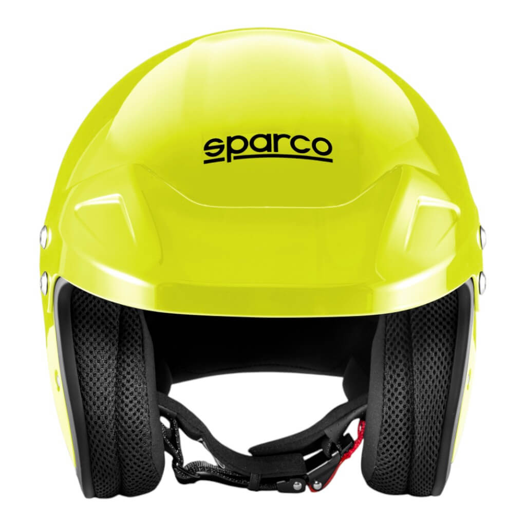 SPARCO 003379GFNR2M Відкритий шолом для автоспорту J-Pro ECE06, Флуо Жовтий/Чорний, Розмір M Photo-1 