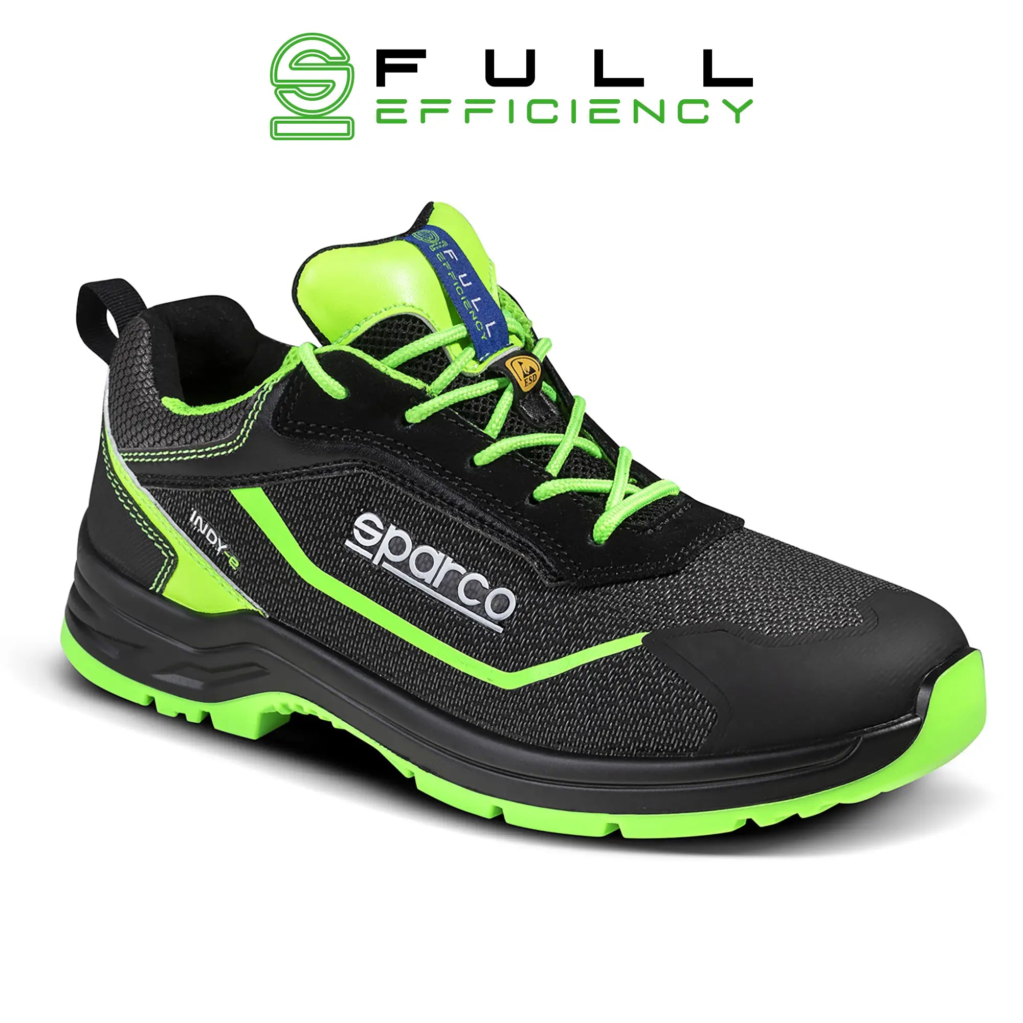 SPARCO 0754039NRVF Черевики Indy-E Forester S3 ESD Чорний/Зелений флуо 39 Photo-0 