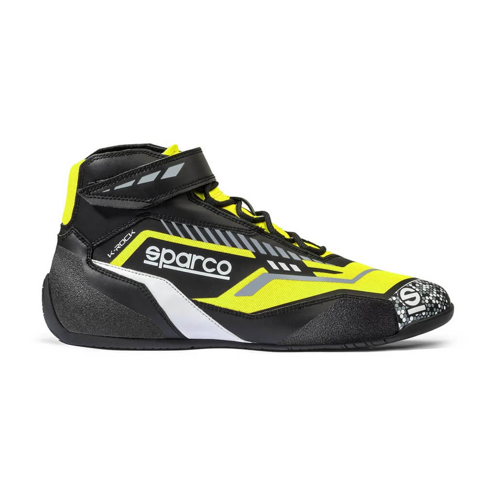 SPARCO BKB0001B0K08040 Взуття для картингу K-Rock, Чорний / Жовтий флуо, Розмір 40 Photo-0 