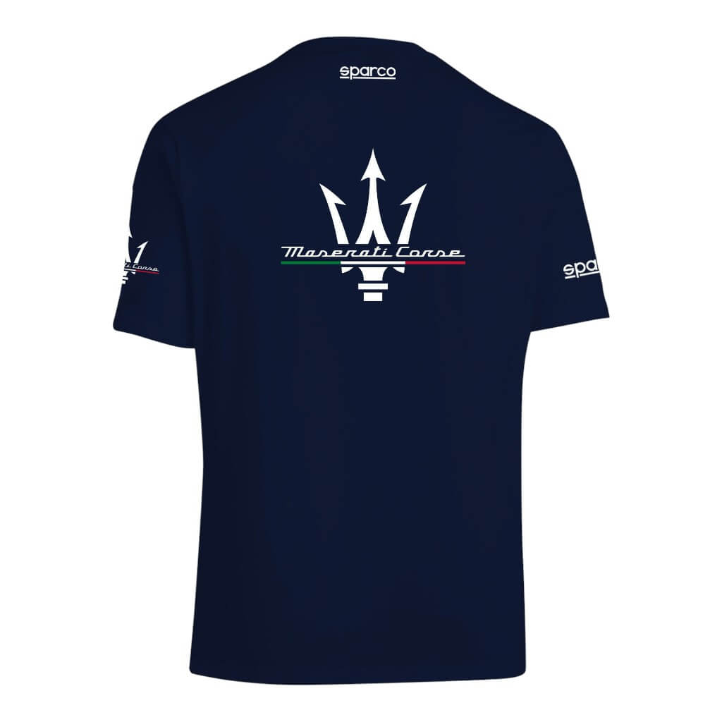SPARCO BML0058J0N022XL Футболка Maserati, Синій, Розмір 2XL Photo-1 