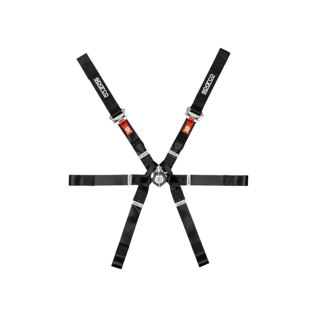 SPARCO BRN0041B0K0100N Ремені безпеки Formula H9 Evo 2026, 6-точкові, Чорний Photo-0 