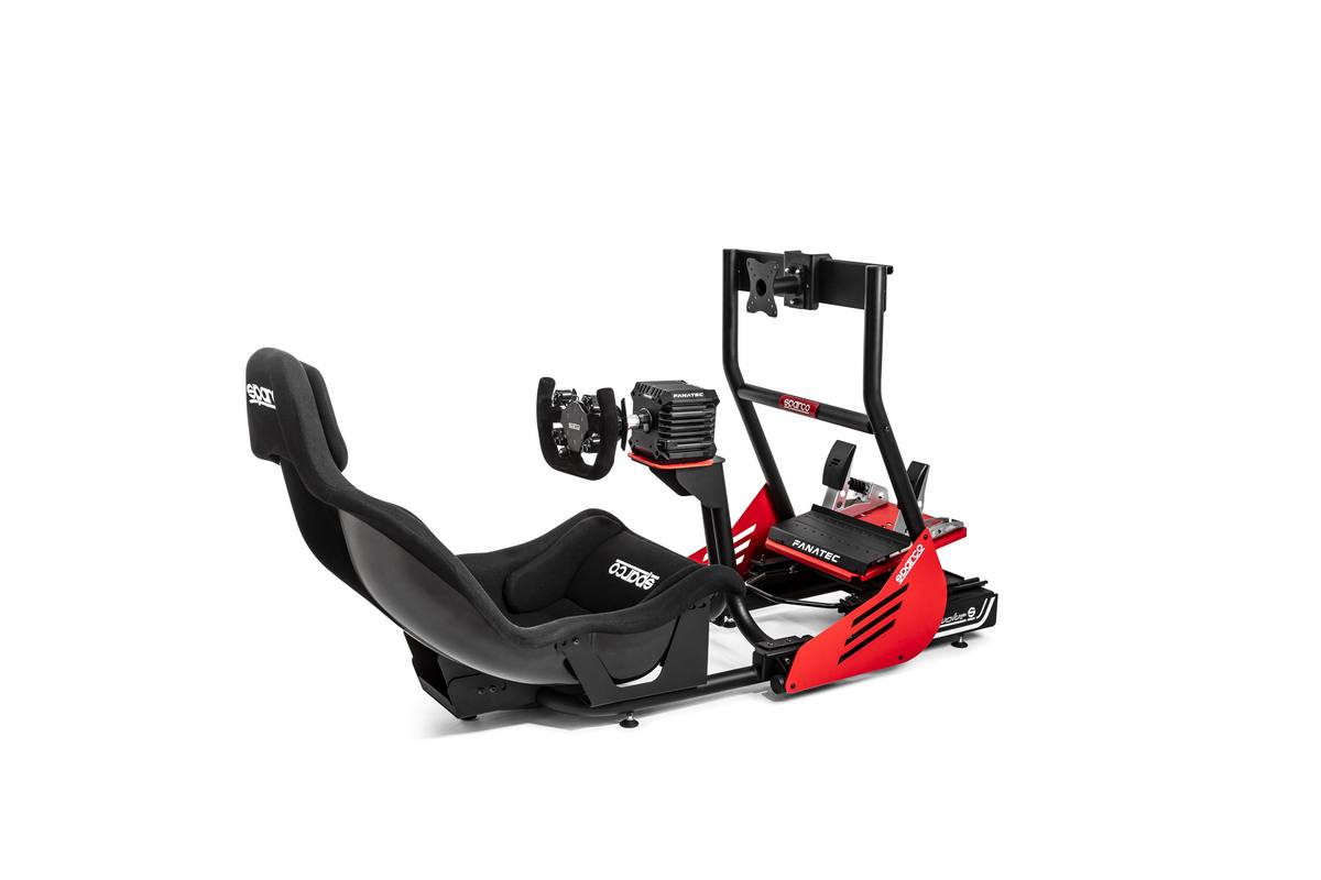 SPARCO G03305NR Ігровий симулятор Gp rig i (gp pro+fanatec к-т симулятора+p310 open) Чорне крісло Photo-1 