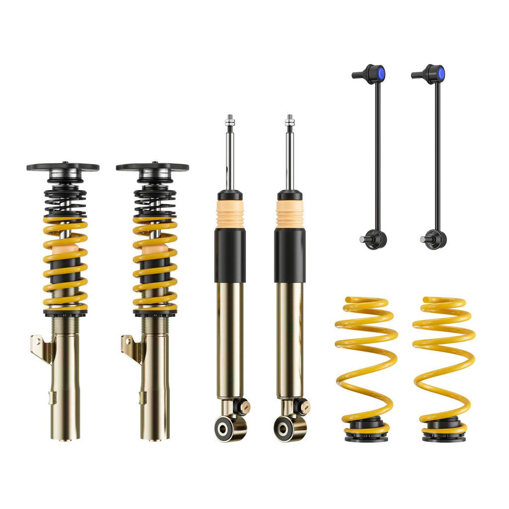 ST 1820281830 Комплект койловерів ST XTA Plus 3 (З регулюванням демпфування та верхніми опорами) для AUDI TTRS (8J) / VW Golf GTI (Mk6) Photo-0 