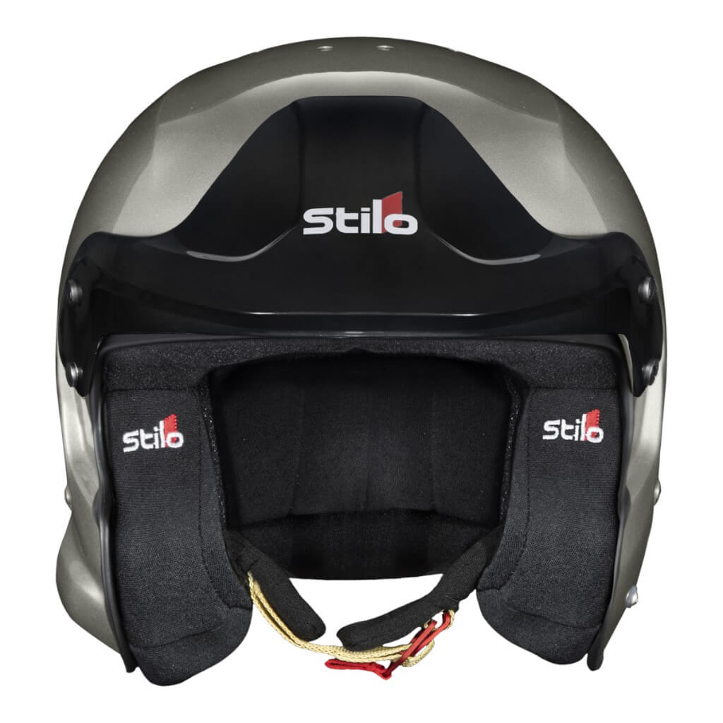 STILO AA0114AG2X63 Відкритий шолом Venti4 Trophy Jet Composite, FIA 8859-24 Hans, Титан/ Чорний, Розмір 63 Photo-2 