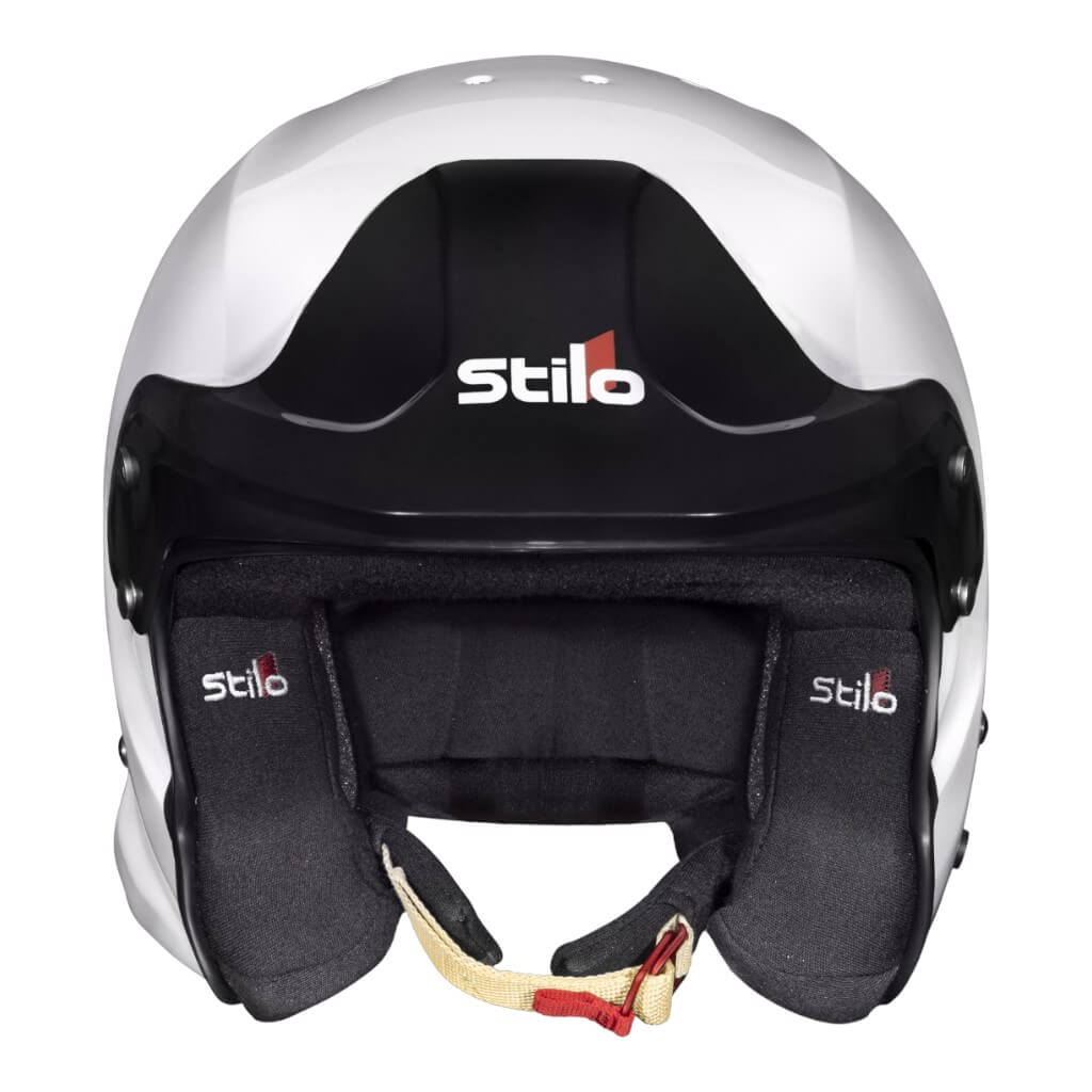 STILO AA0114AG2X570101 Відкритий шолом Venti4 Trophy Jet Composite, FIA 8859-24 Hans, Білий/ Чорний, Розмір 57 Photo-3 