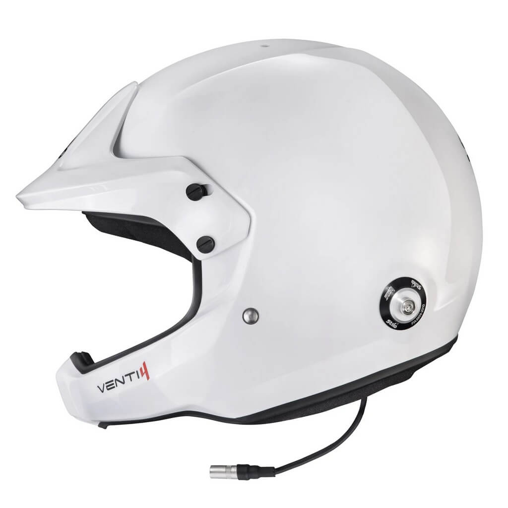STILO AA0224CG2X570101 Відкритий шолом Venti4 WRC Composite Turismo, FIA 8859-24 Hans, Білий/ Чорний, Розмір 57 Photo-2 