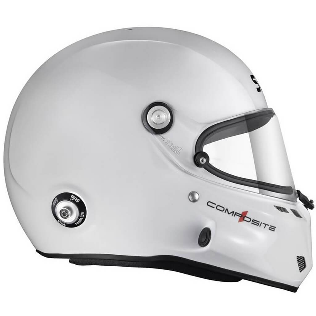 STILO AA0800CG2X580101 Закритий шолом ST6 F Composite Turismo, FIA 8859-24 Hans, Білий/ Чорний, Розмір 58 Photo-1 