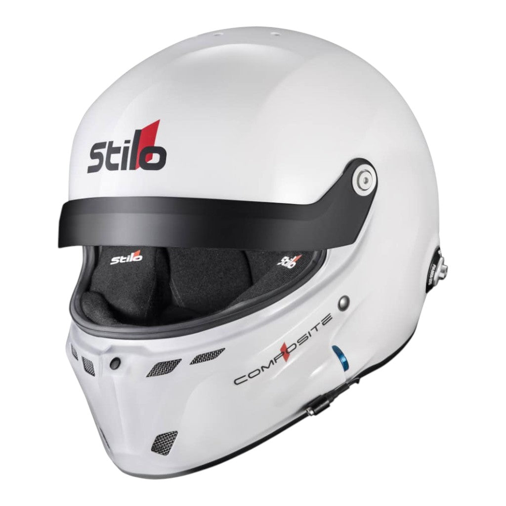 STILO AA0802CG2X570101 Закритий шолом ST6 GT Composite Turismo, FIA 8859-24 Hans, Білий/ Чорний, Розмір 57 Photo-0 
