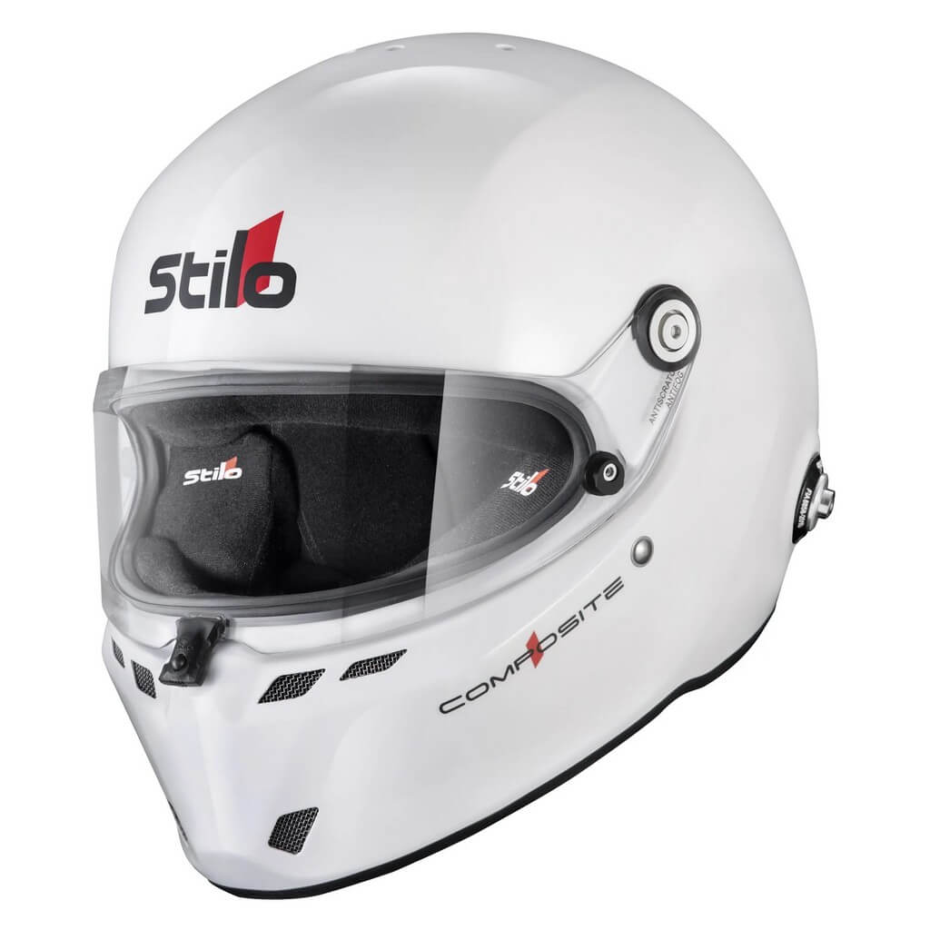 STILO AA0810AG2V540101 Закритий шолом ST6 FN Composite (Snell SA2020, FIA 8859-24, Hans FIA8858-10), Чорний зовні / Чорний всередині, Розмір 54 Photo-0 