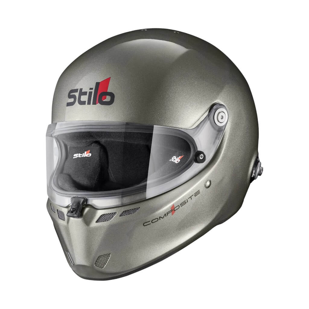 STILO AA0810AG2X64 Закритий шолом ST6 FN Composite, FIA 8859-24 Hans, Титан/ Чорний, Розмір 64 Photo-0 