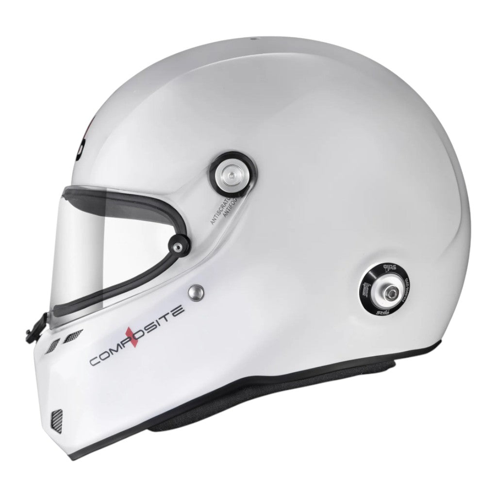STILO AA0810AG2X570101 Закритий шолом ST6 FN Composite, FIA 8859-24 Hans, Білий/ Чорний, Розмір 57 Photo-1 