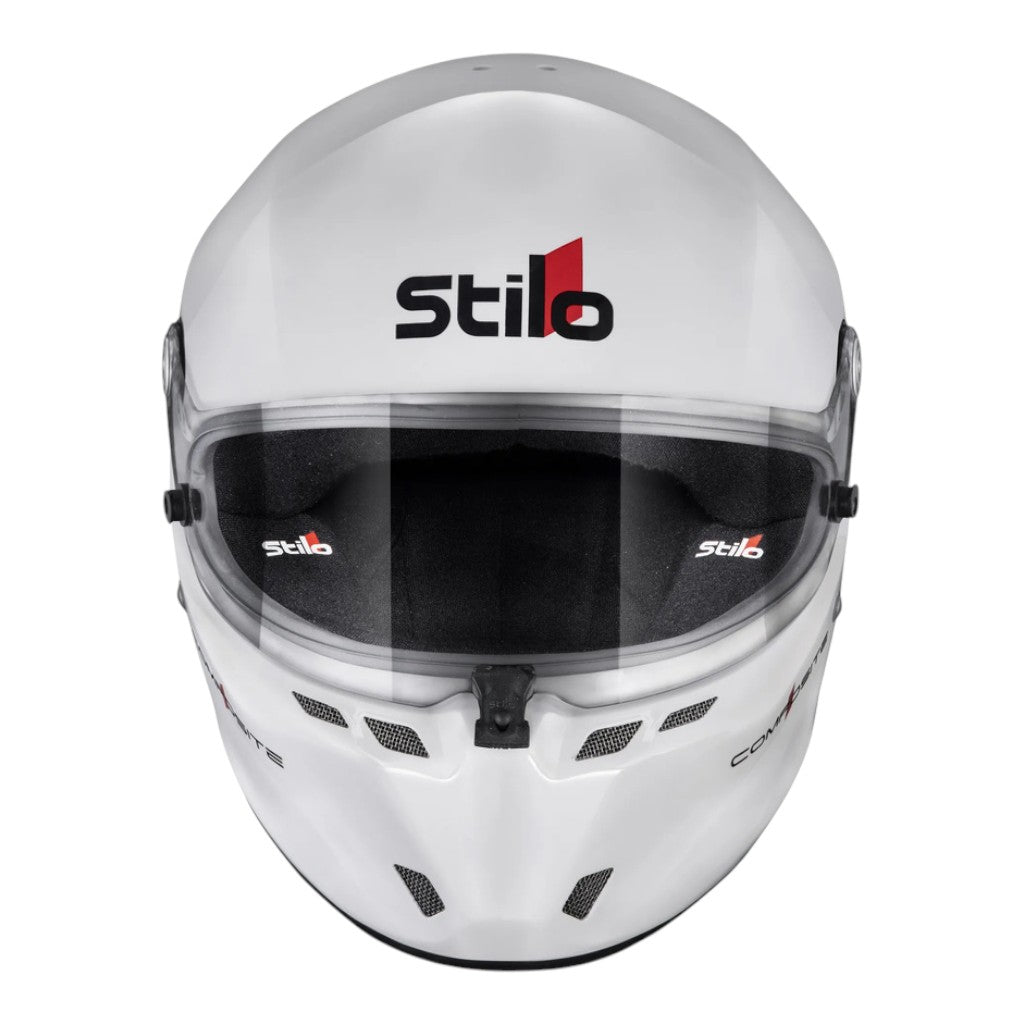 STILO AA0810AG2X540101 Закритий шолом ST6 FN Composite, FIA 8859-24 Hans, Білий/ Чорний, Розмір 54 Photo-2 
