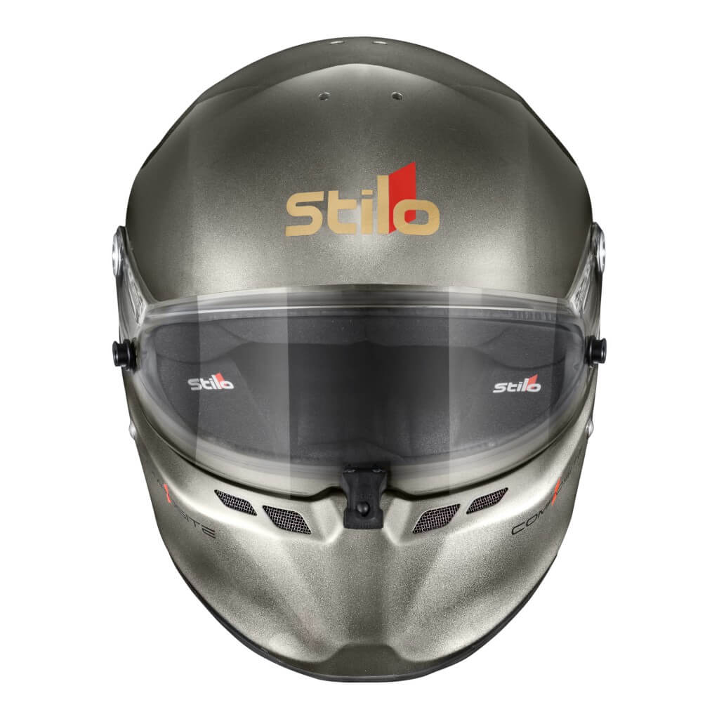 STILO AA0810AG2Y63 Закритий шолом ST6 FN Composite, FIA 8859-24 Hans, ABP, Титан/ Чорний, Розмір 63 Photo-2 
