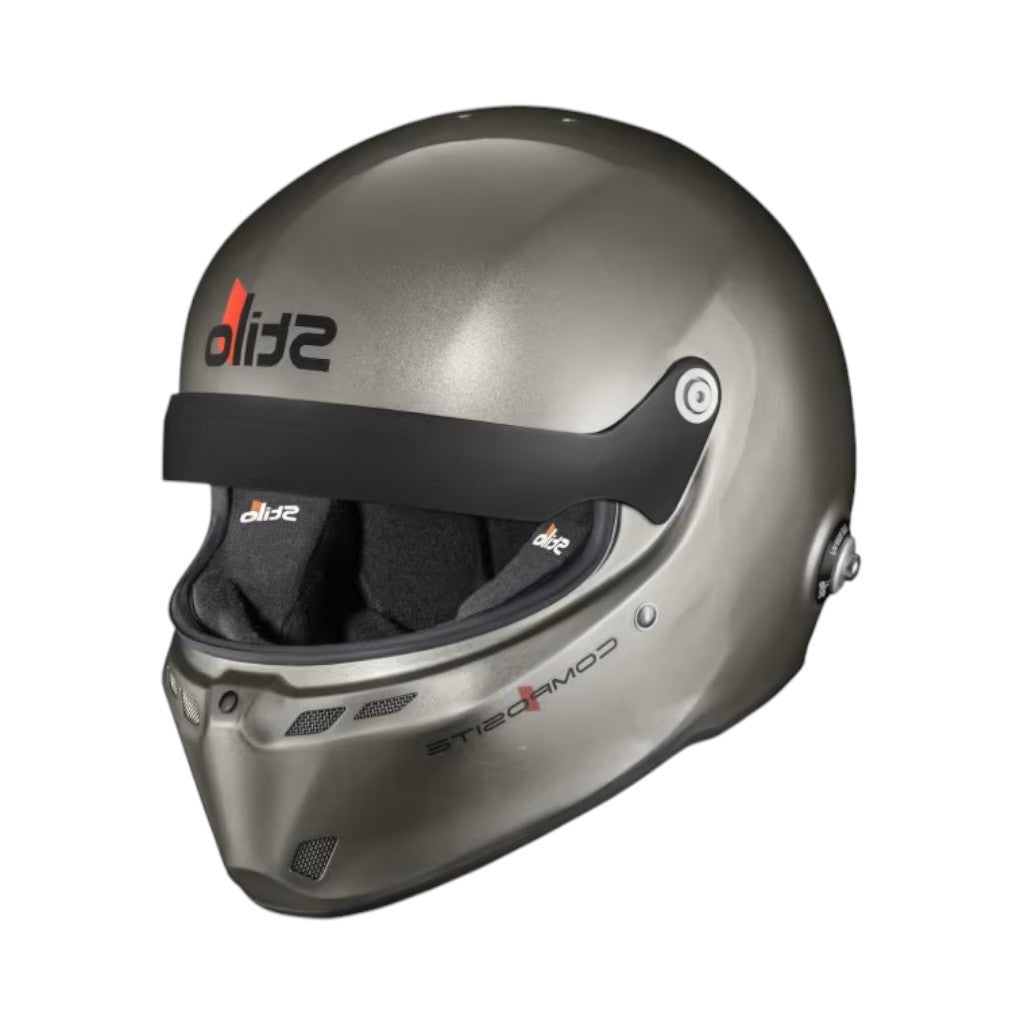 STILO AA0812AG2X61 Закритий шолом ST6 GTN Composite, FIA 8859-24 Hans, Титан/ Чорний, Розмір 61 Photo-0 