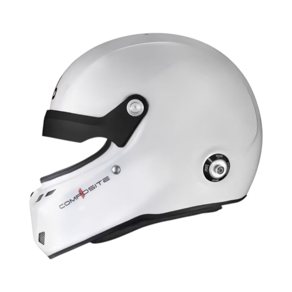 STILO AA0812AG2X590101 Закритий шолом ST6 GTN Composite, FIA 8859-24 Hans, Білий/ Чорний, Розмір 59 Photo-1 