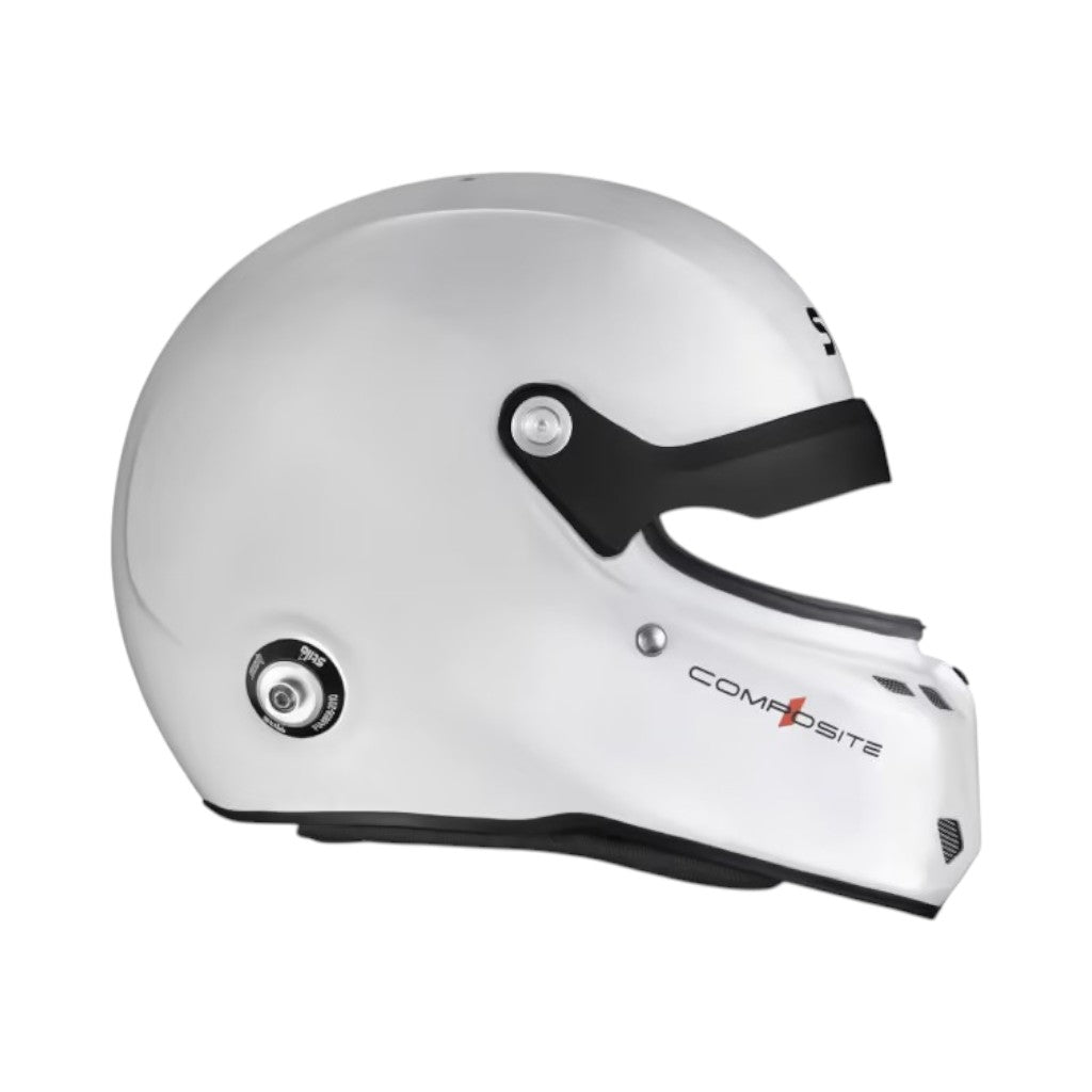 STILO AA0812AG2X580101 Закритий шолом ST6 GTN Composite, FIA 8859-24 Hans, Білий/ Чорний, Розмір 58 Photo-3 
