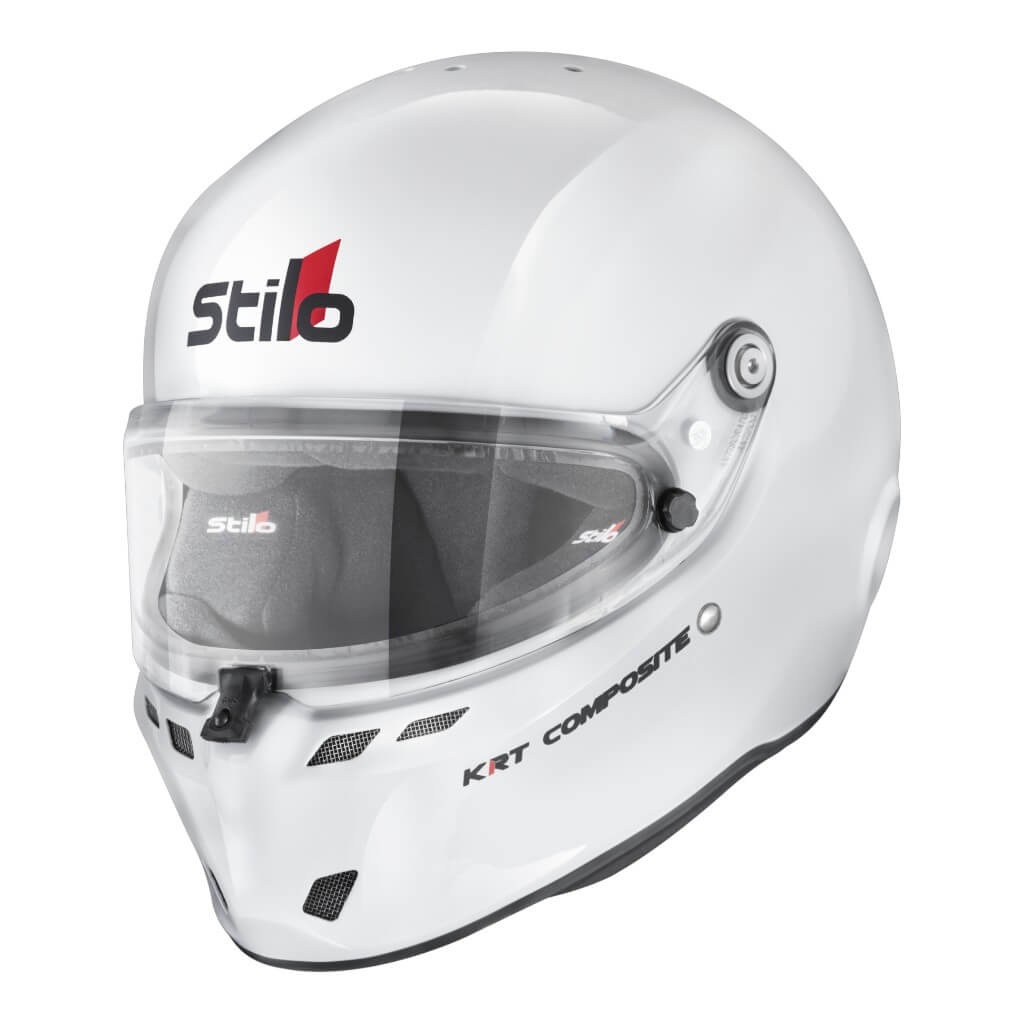 STILO AA0814AH2L54 Шолом для картингу ST6 KRT Composite FIA 8878-2024 K2025, Білий/Чорний, Розмір 54 Photo-0 