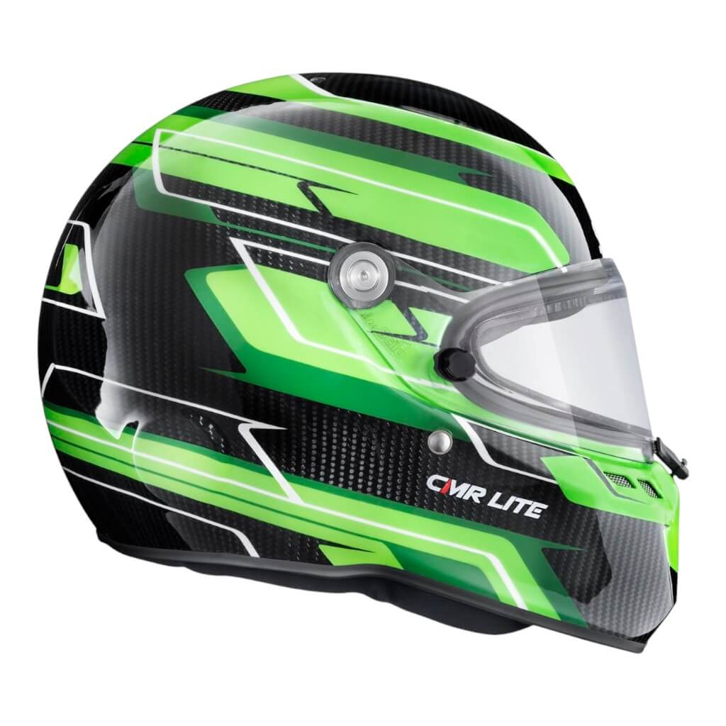 STILO AA0821AH5P53DGRE Шолом для картингу ST6 CMR Carbon Lite Graphyc, Snell CMR 2016, Зелений, Розмір 53 Photo-2 