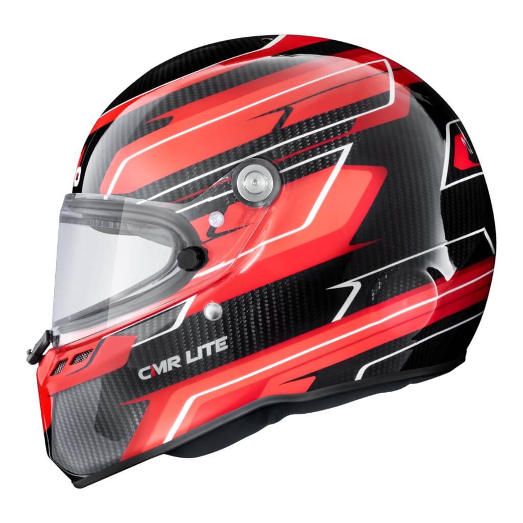 STILO AA0821AH5P53DRED Шолом для картингу ST6 CMR Carbon Lite Graphyc, Snell CMR 2016, Червоний, Розмір 53 Photo-3 