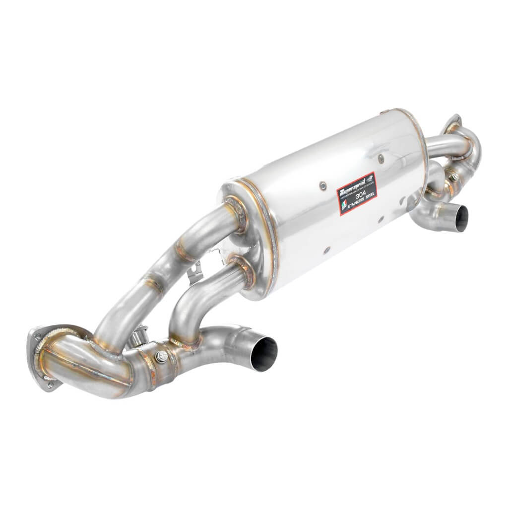 SUPERSPRINT 862064 Задній глушник правий / лівий з заслінками (під оригінальні насадки) для PORSCHE 718 Boxter Spyder RS 4.0L / PORSCHE 718 Cayman GT4RS (982) Photo-0 