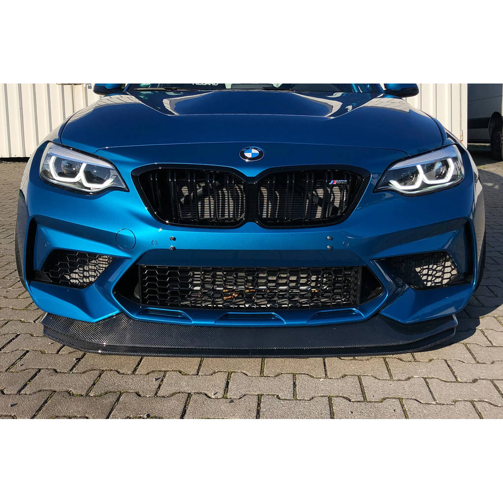 TEAM SCHIRMER EX-FR-F87C Регульований карбоновий передній спліттер GT для BMW M2 Competition (F87) Photo-3 