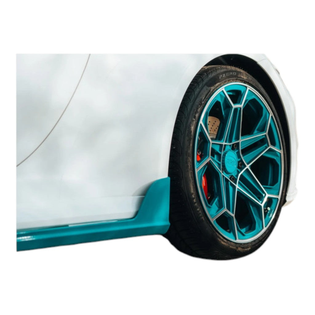 TECHART +00.2F6.120.CCC V01: Кований диск Formula VI/Daytona II, двокольорова зірка ободу у кольорі RAL Photo-3 