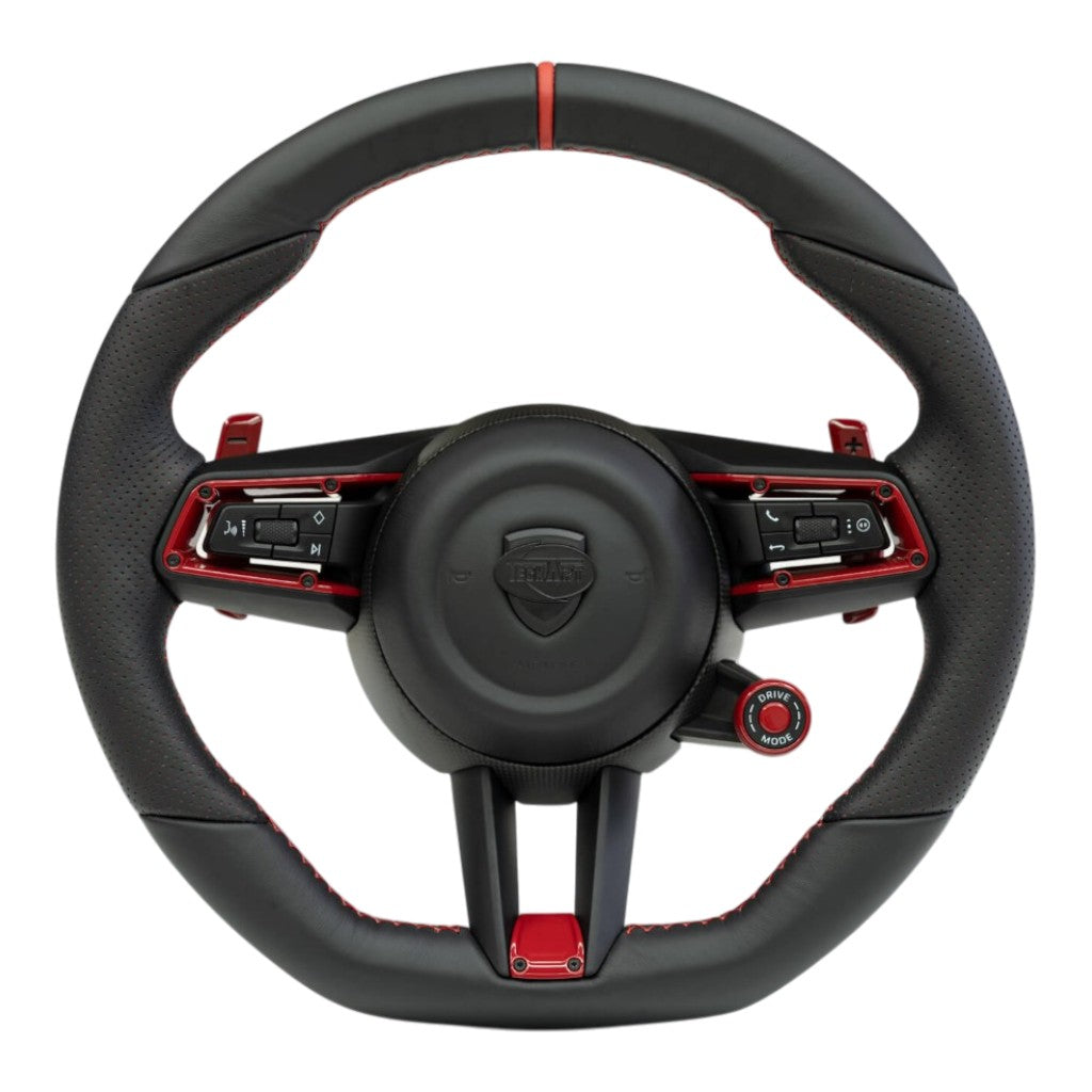 TECHART +00.430.100.106 V07 Пелюстки перемикання передач керма, індивідуальний колір та оздоблення шкірою Photo-2 