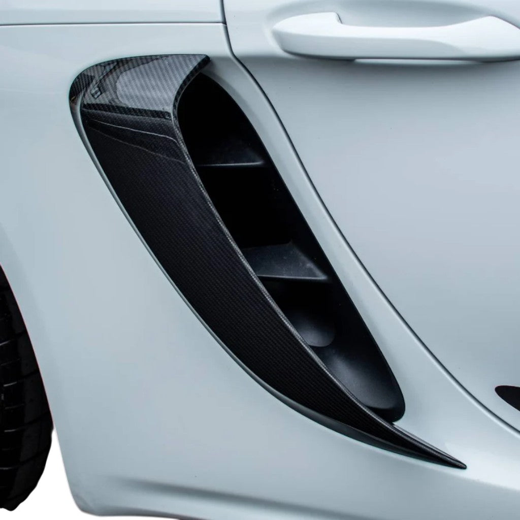 TECHART 082.121.485.009G Повітропровід, глянцевий карбон для PORSCHE 718 Cayman/Boxster S/T/GTS/GTS 4.0/GT4/GT4 RS Photo-4 