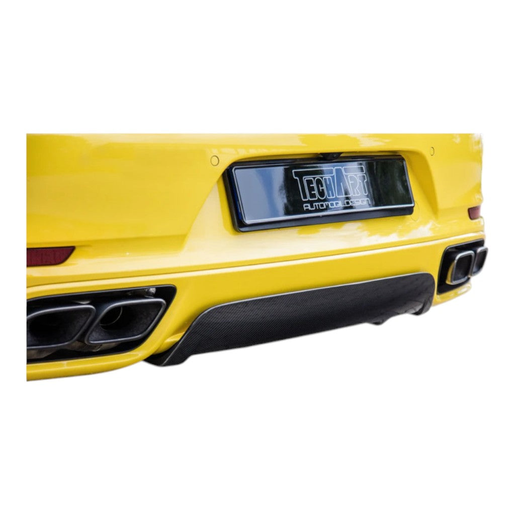 TECHART 091.100.582.009 Накладка заднього дифузора для PORSCHE 911 Turbo/Turbo S (991.2) Photo-1 