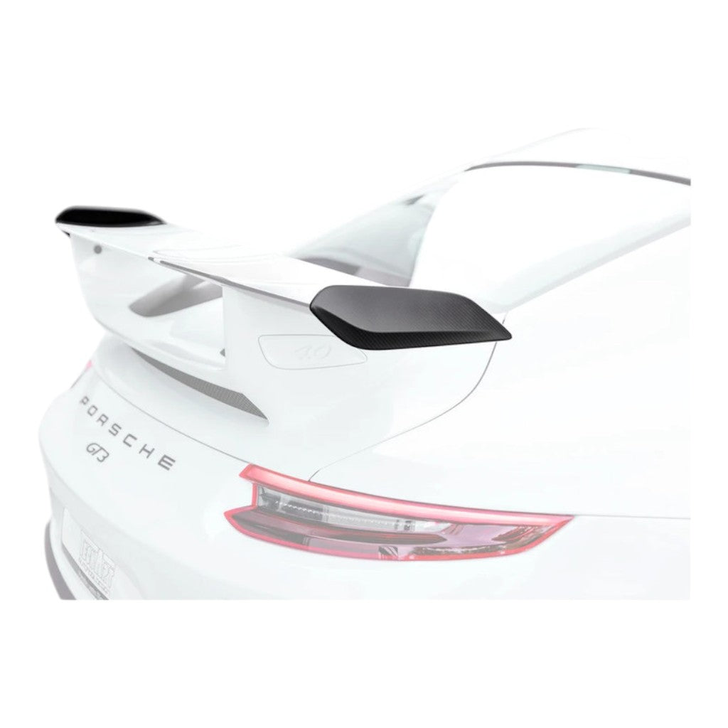 TECHART 091.121.871.009G Накладки заднього спойлера, глянцевий карбон для PORSCHE 911 GT3 / GT3 Touring (991.2) Photo-1 