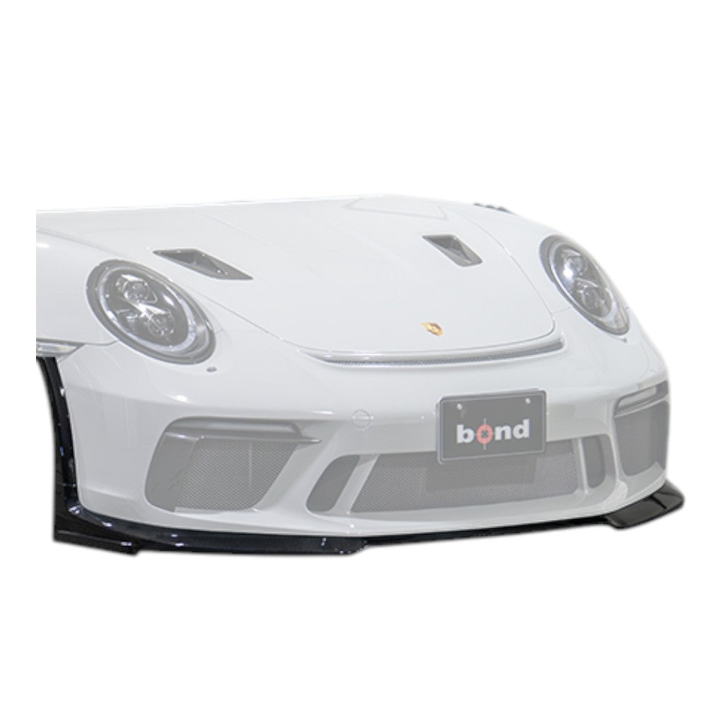 TECHART 091.121.190.009G Передній спойлер I, глянцевий карбон для PORSCHE 911 GT3RS (991.1) Photo-1 