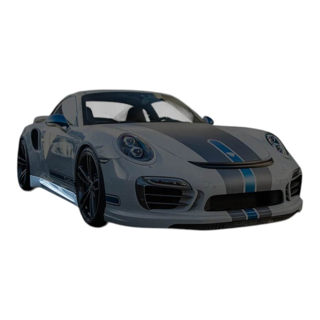 TECHART 091.121.355.009G Бічні пороги, глянцевий карбон для PORSCHE 911 Turbo/ Turbo S / GT3RS (991) Photo-5 