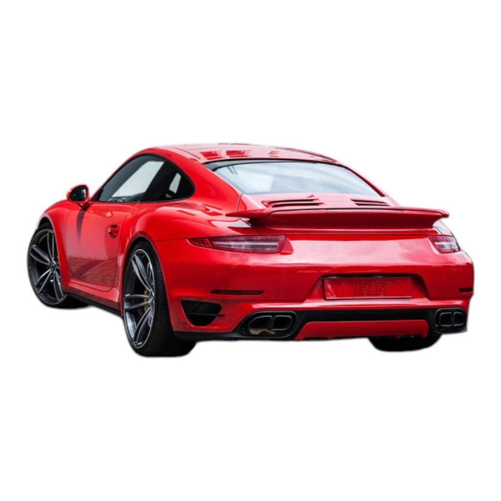 TECHART 091.121.580.009 Накладка заднього дифузора, матовий карбон для PORSCHE 911 Turbo/Turbo S (991.1) Photo-1 