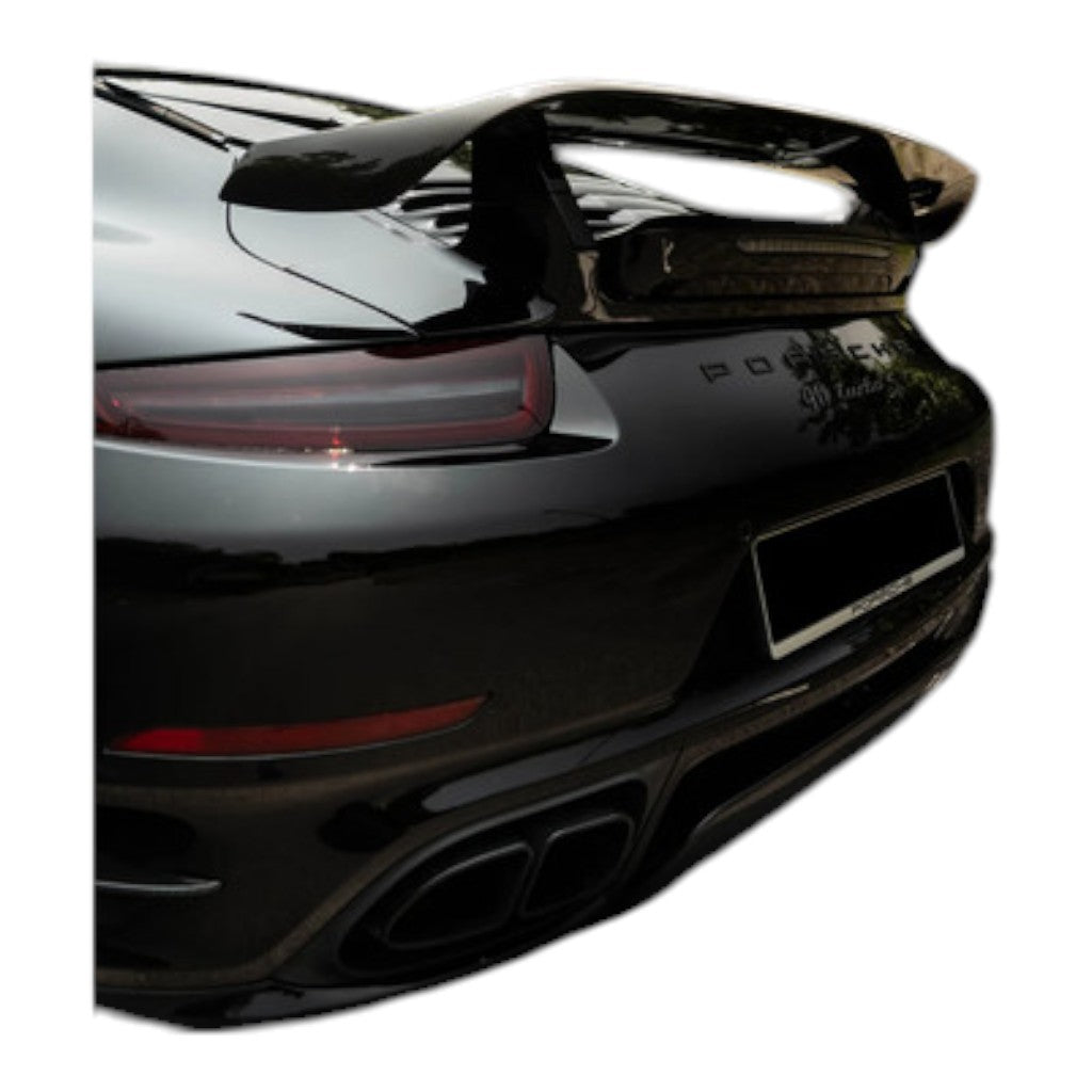TECHART 091.121.580.009 Накладка заднього дифузора, матовий карбон для PORSCHE 911 Turbo/Turbo S (991.1) Photo-4 