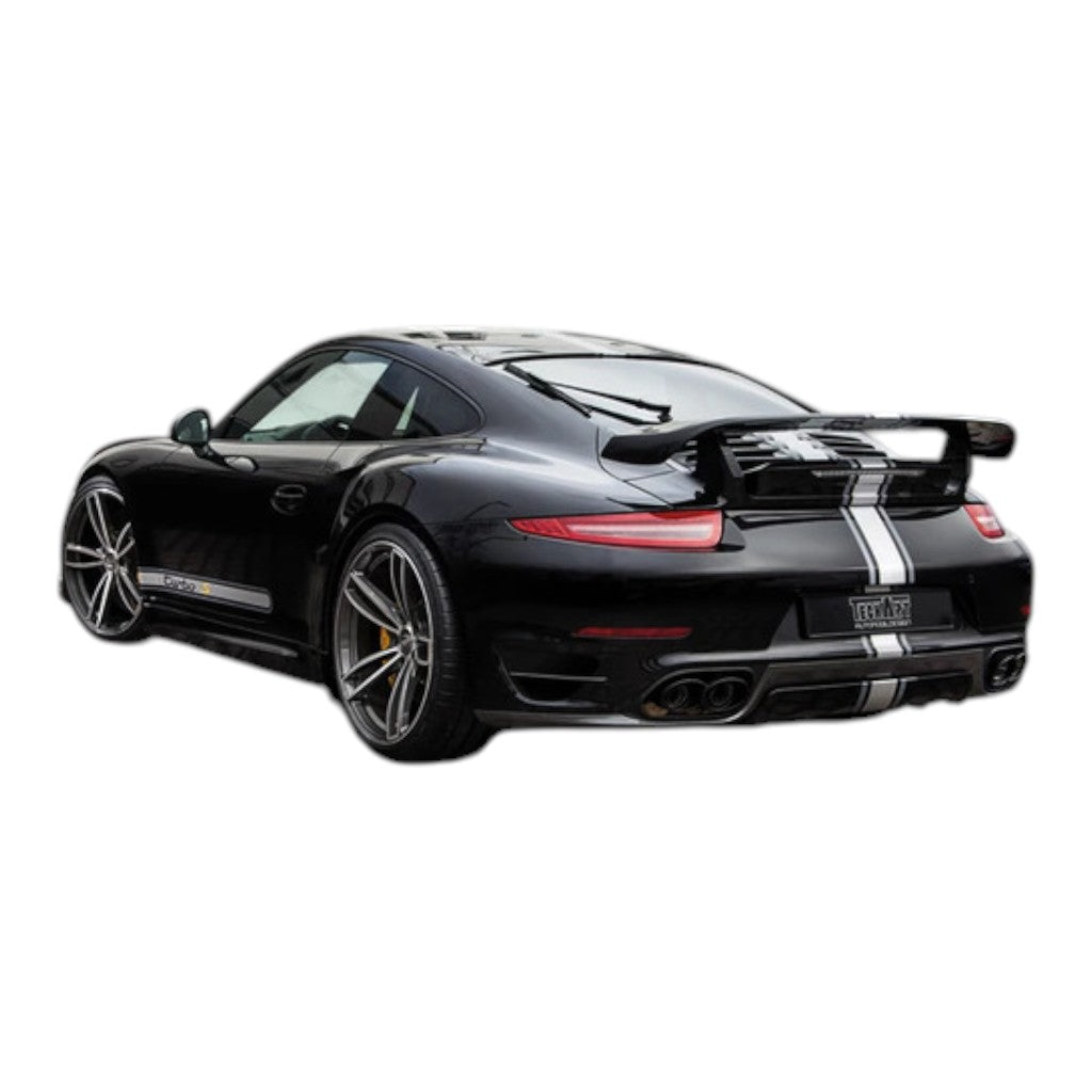 TECHART 091.121.580.009 Накладка заднього дифузора, матовий карбон для PORSCHE 911 Turbo/Turbo S (991.1) Photo-8 