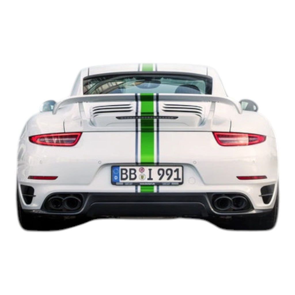 TECHART 091.121.580.009G Накладка заднього дифузора, глянцевий карбон для PORSCHE 911 Turbo/Turbo S (991.1) Photo-7 