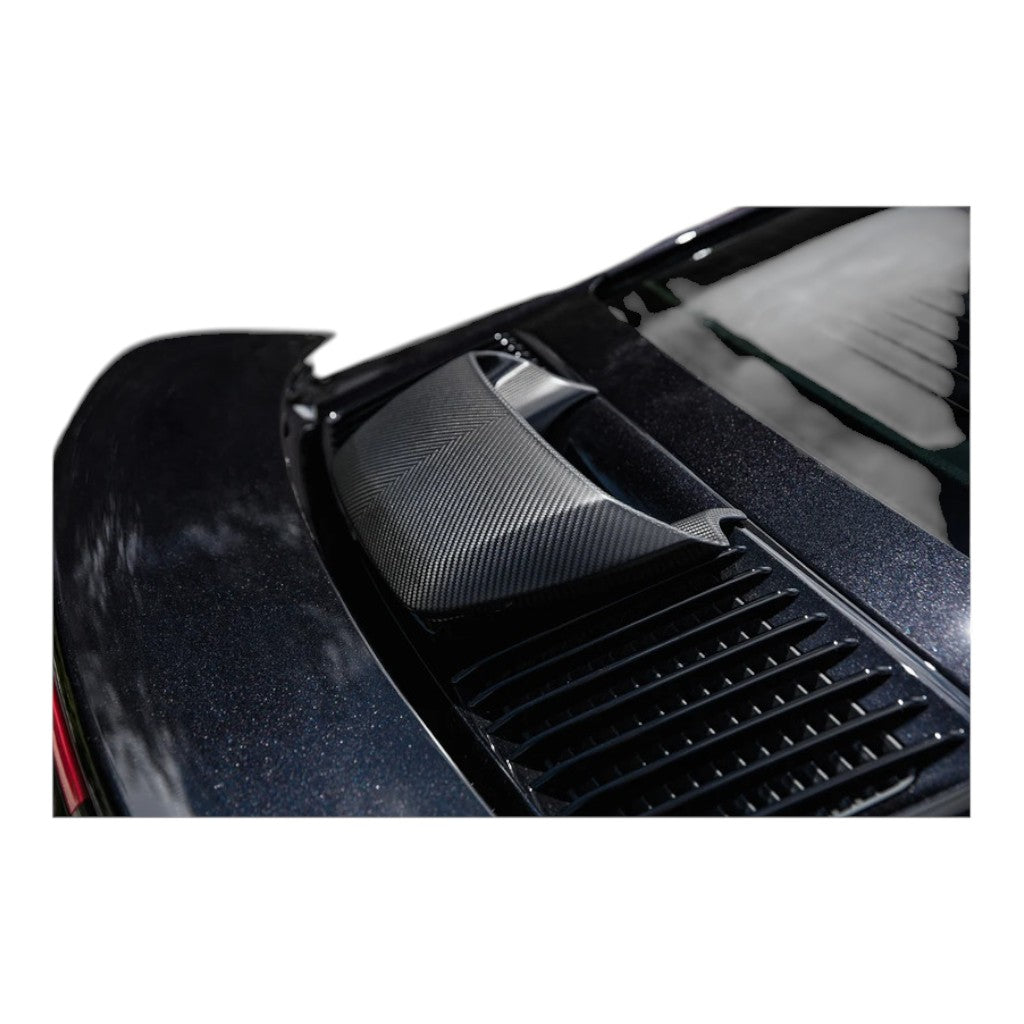 TECHART 091.121.785.009G Повітрозабірник капота, глянцевий карбон для PORSCHE 911 GT3 RS (991.2) Photo-5 