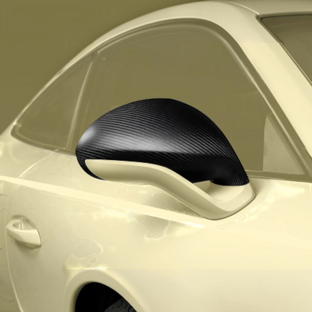TECHART 091.121.849.009 Корпуси бічних дзеркал SportDesign (LHD), матовий карбон для PORSCHE 911 Carrera 4/S/4S/GTS/4 GTS/Turbo/Turbo S/GT3/GT3 Touring/GT3RS (991) Photo-0 