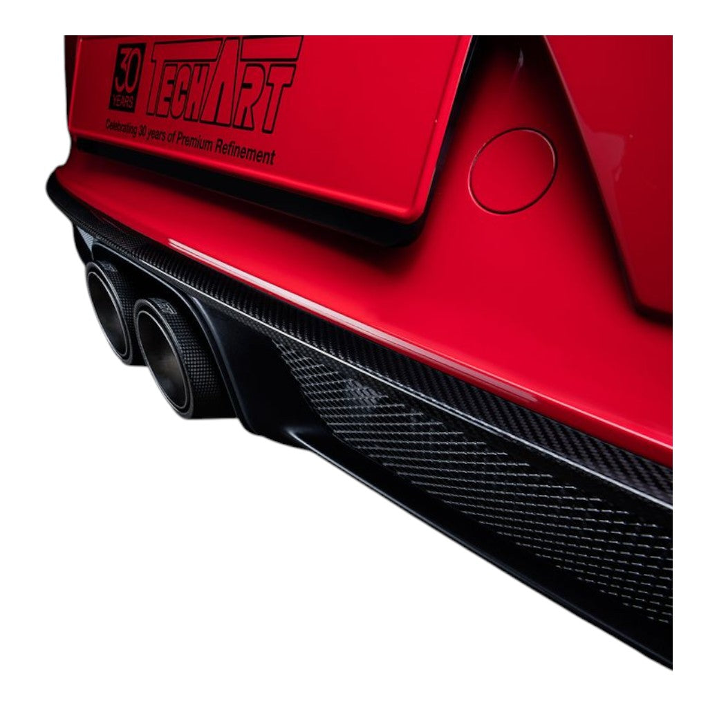 TECHART 091.310.460.009 Спортивні вихлопні насадки (карбон) для PORSCHE 911 GT3 / GT3 Touring / GT3RS (991.2) Photo-1 