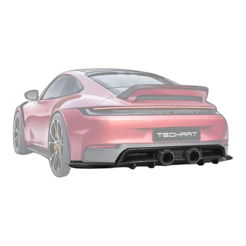 TECHART 092.100.502.009 Задній дифузор для PORSCHE 911 Carrera 4 / T / S / 4S (992.2) Photo-3 