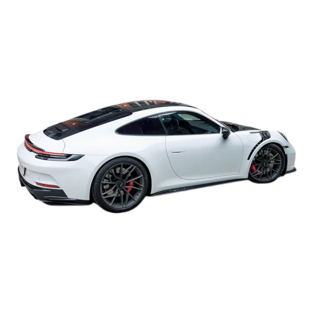 TECHART 092.121.351.009M-02 Бічні спідниці, матовий карбон для PORSCHE 911 Carrera 4 / T / S / 4S / GTS / 4 GTS / GT3 / GT3 Touring (992) Photo-4 