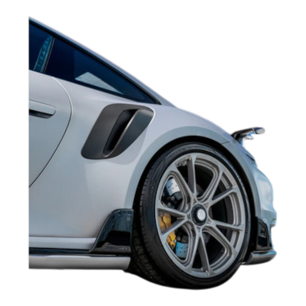 TECHART 092.121.480.009 Комплект повітрозабірників, під фарбування для PORSCHE 911 Turbo (992.1) / Turbo S (992) Photo-4 
