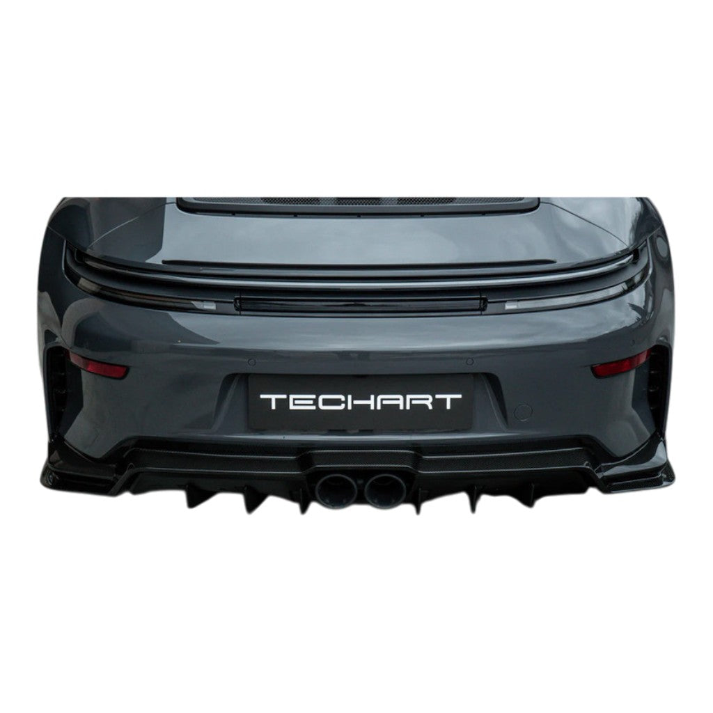 TECHART 092.121.572.009M Задня панель, нижня частина, матовий карбон для PORSCHE 911 GT3/GT3 Touring (992.2) Photo-2 