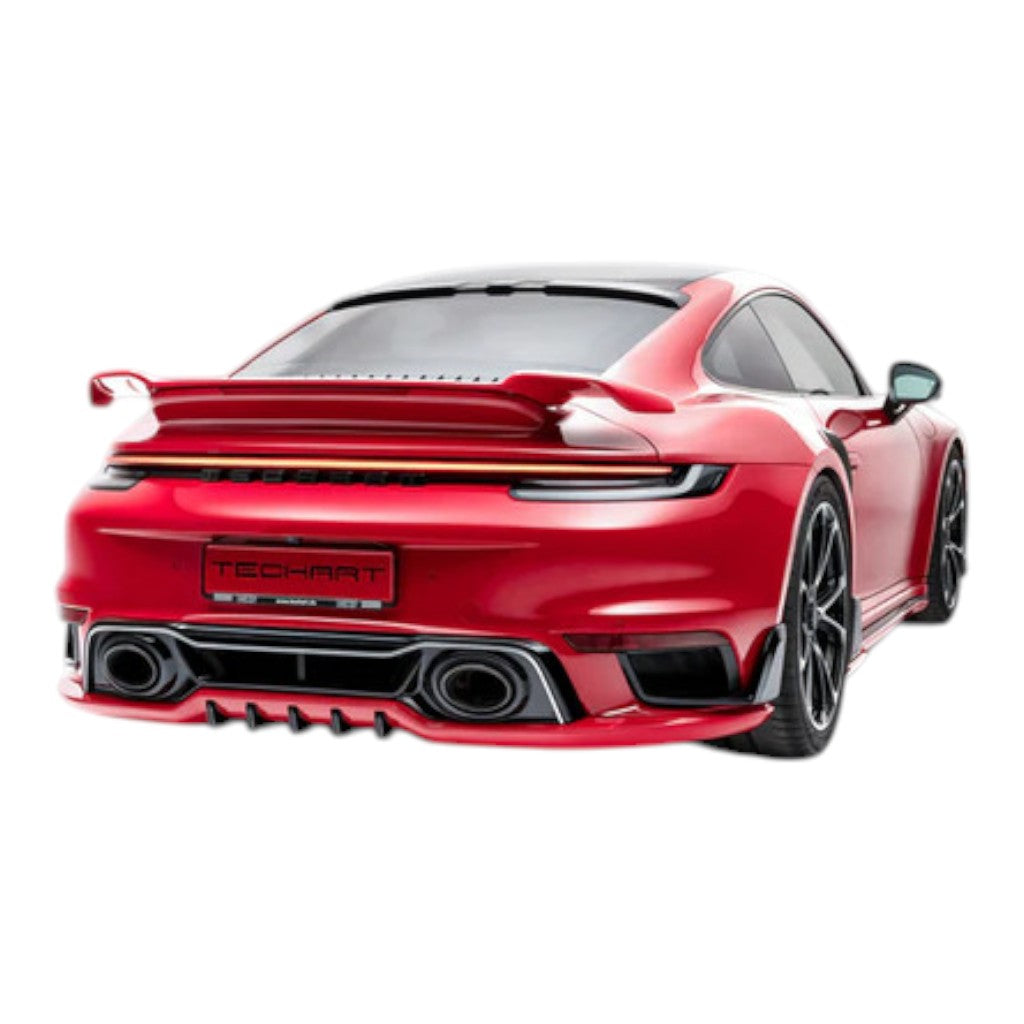 TECHART 092.121.881.009M Задній спойлер I, матовий карбон для PORSCHE 911 Turbo Cabrio (992.1)/Turbo S Cabrio (992) Photo-1 
