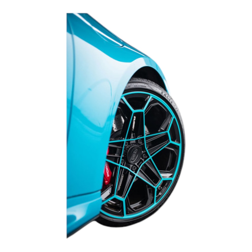 TECHART 092.2F6.902.046.CCC Передній кований колісний диск Daytona II 20x9 ET46, двокольорове Photo-4 