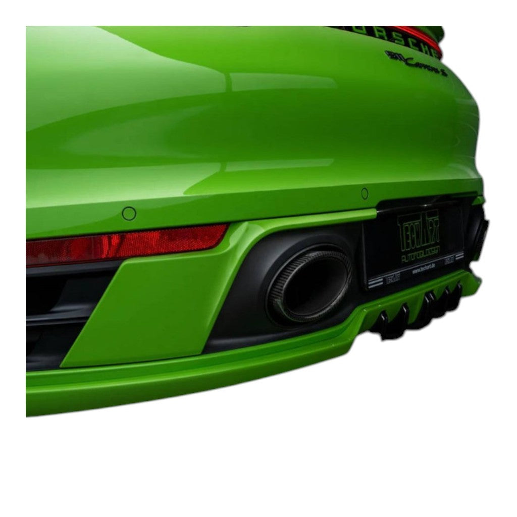 TECHART 092.310.510.009M Комплект карбонових насадок на вихлоп, матовий для PORSCHE 911 Carrera 4/T/S/4S/GTS/4 GTS/Turbo/Turbo S (992.1) Photo-8 